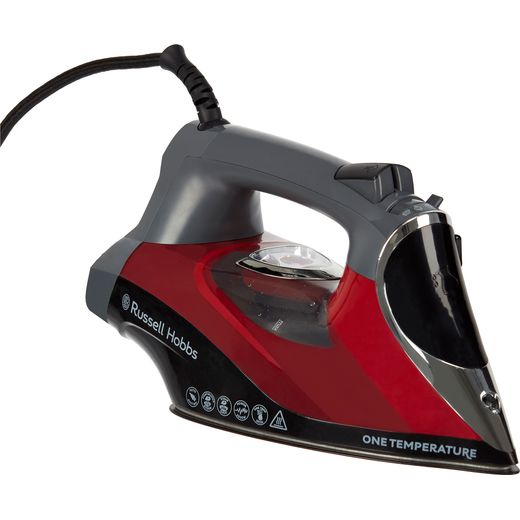 Russell Hobbs One Temperature 25090 2600 Watt Iron -Red / Black